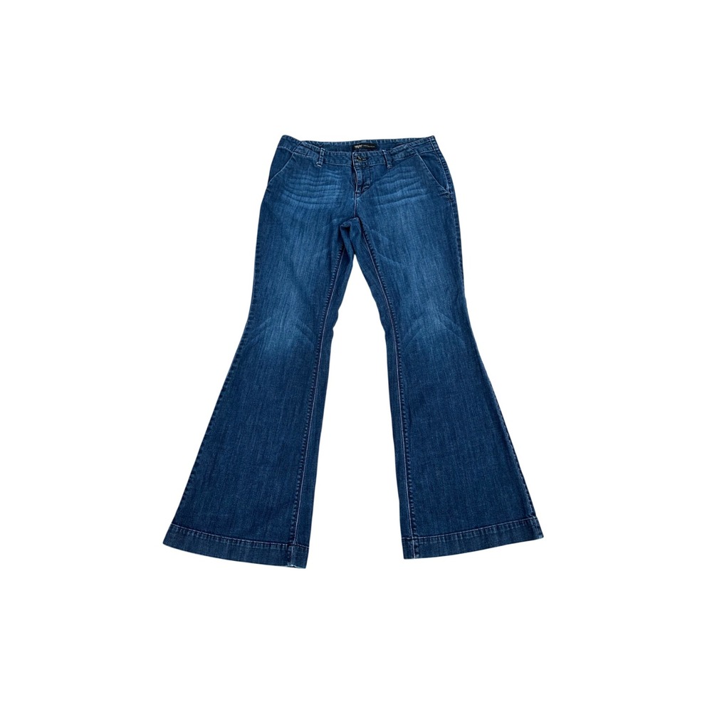 Y2K Mossimo Wide Leg‎ Flare Blue Jeans Size 10 Women's
